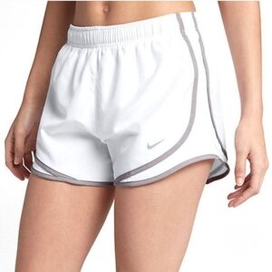 Nike Tempo Running Shorts White Gray Size 1X